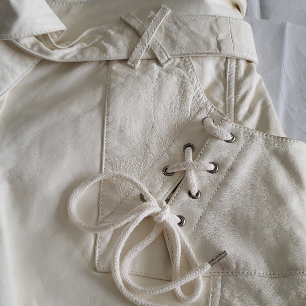 Rebecca Minkoff NEW Shorts Leather LaceUp Sexy ๐HP๐ - Picture 5 of 16